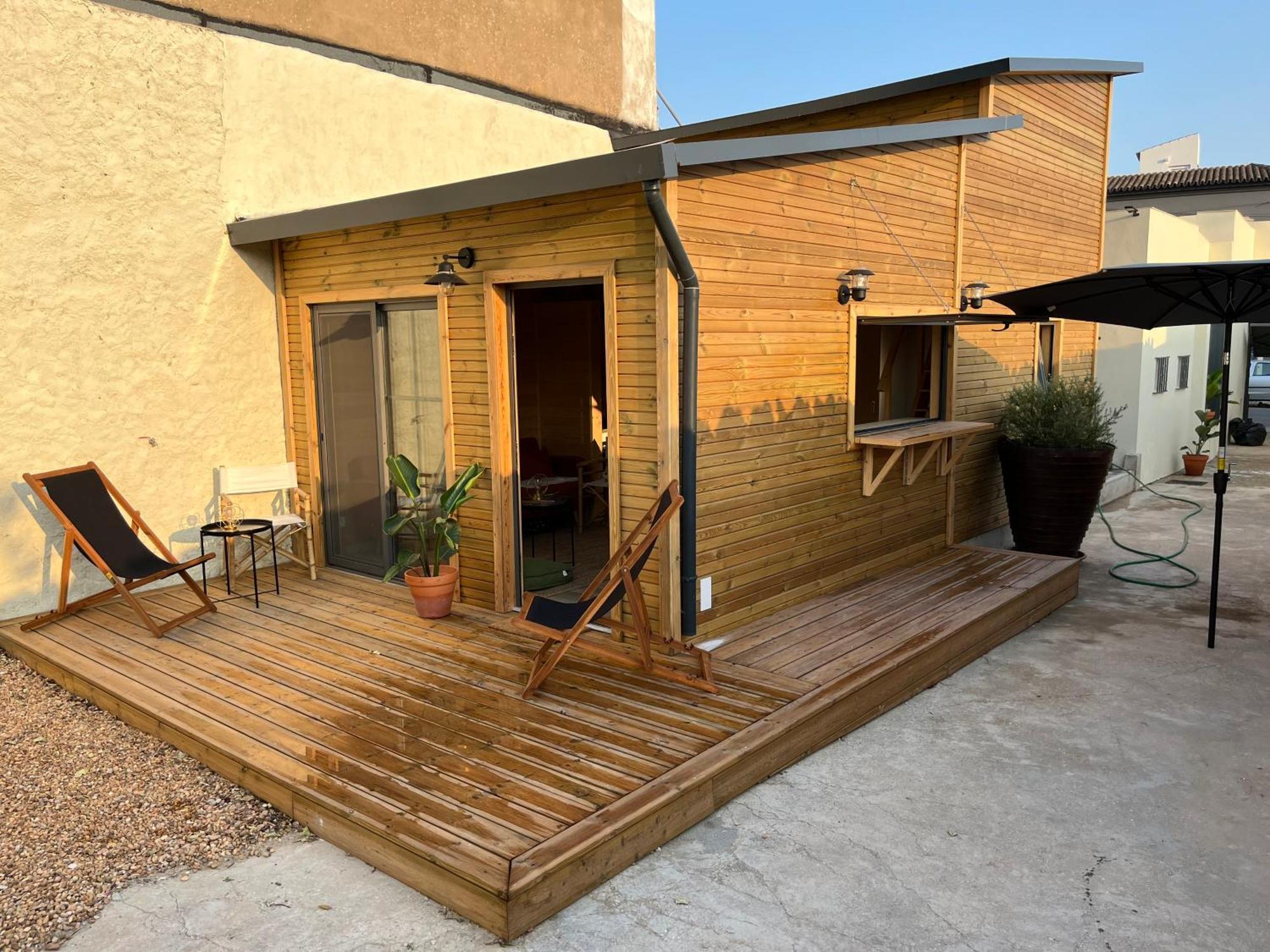 Wood11 - Charming Tinyhouse In A Lovely Garden Holiday home Santa Barbara de Nexe